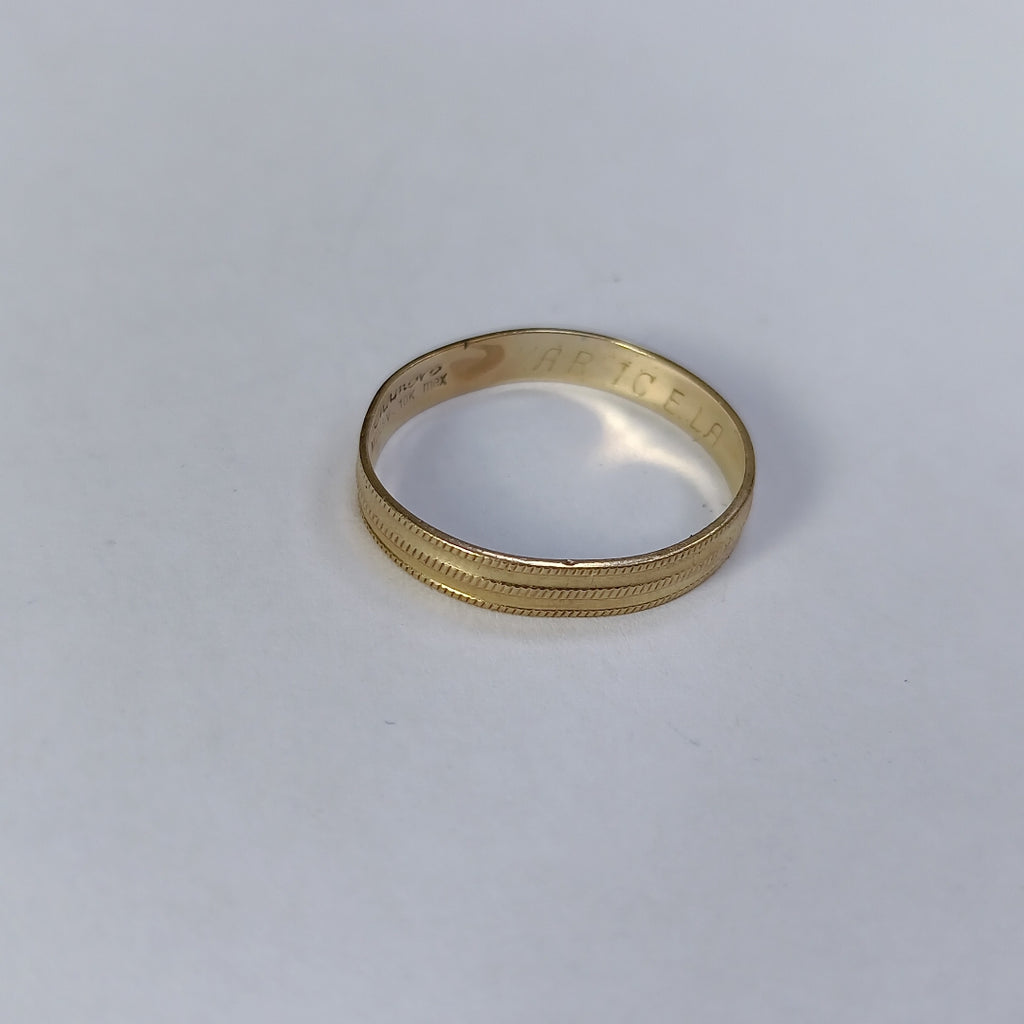 ARGOLLA ORO 10 K 1.8 GRMS (SEMINUEVO)