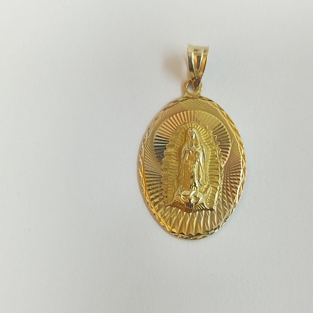 MEDALLA RELIGIOSA ORO COMBINADO 14 K 2.3 GRMS (SEMINUEVO)