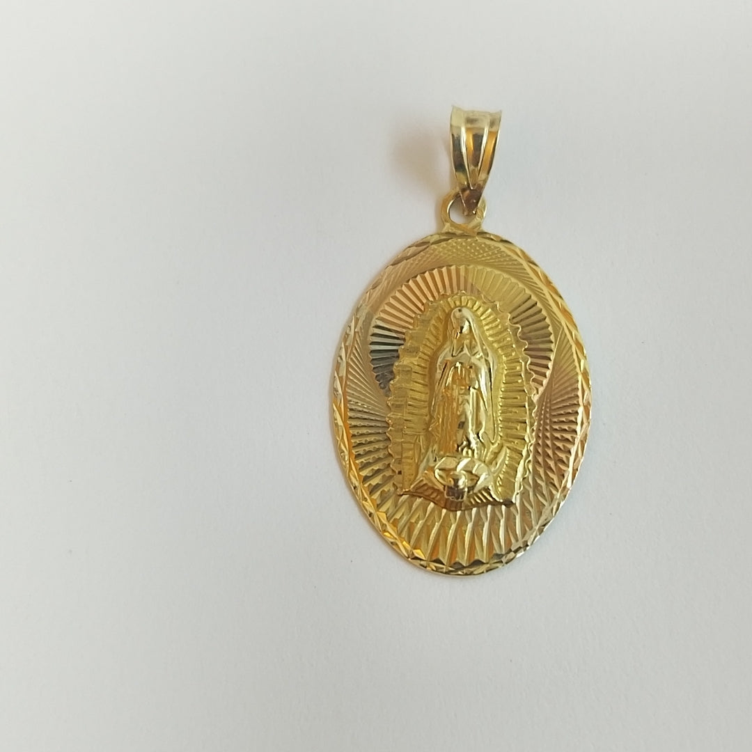 MEDALLA RELIGIOSA ORO COMBINADO 14 K 2.3 GRMS (SEMINUEVO)