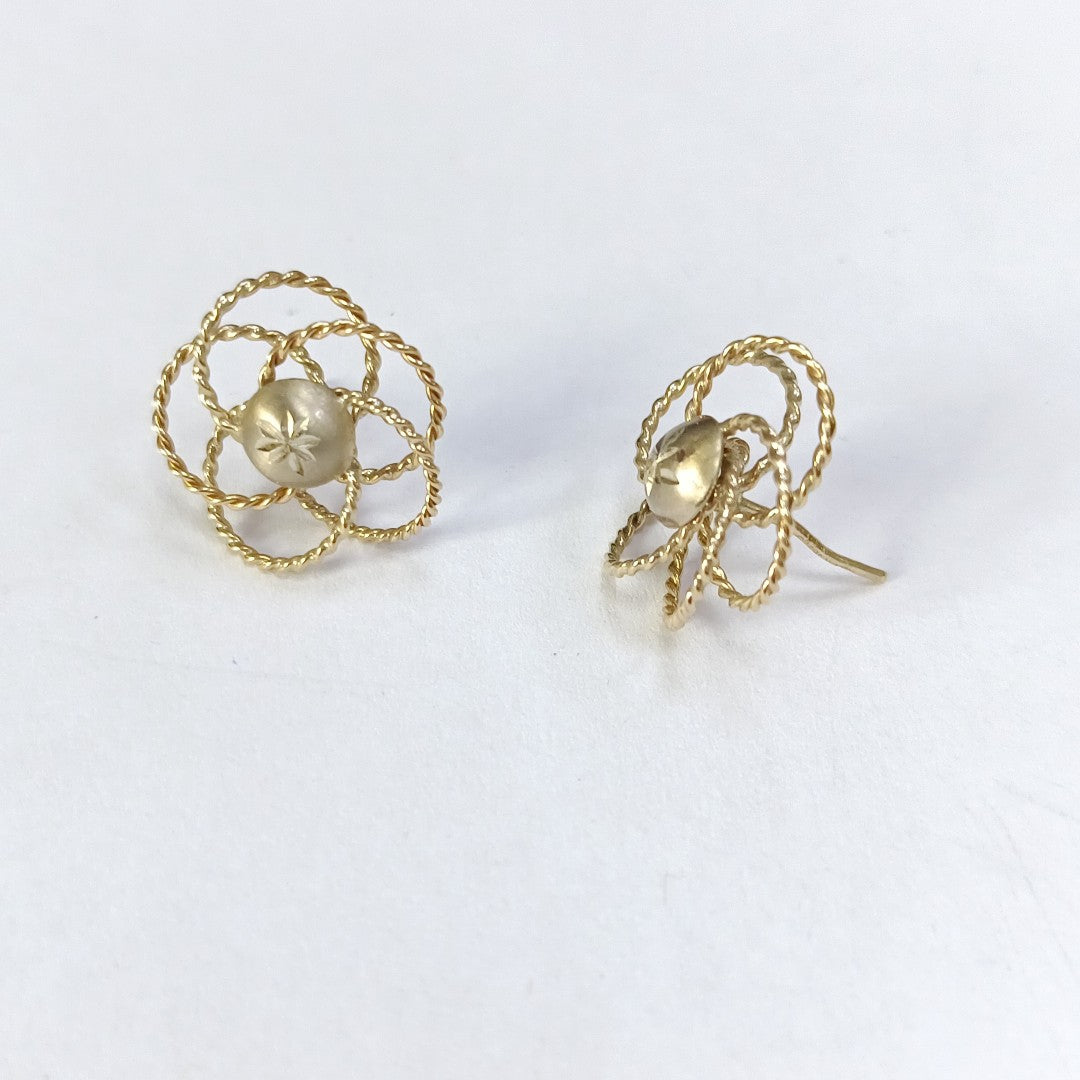ARETES PAR ORO 10 K 1,80 GRMS (SEMINUEVO)