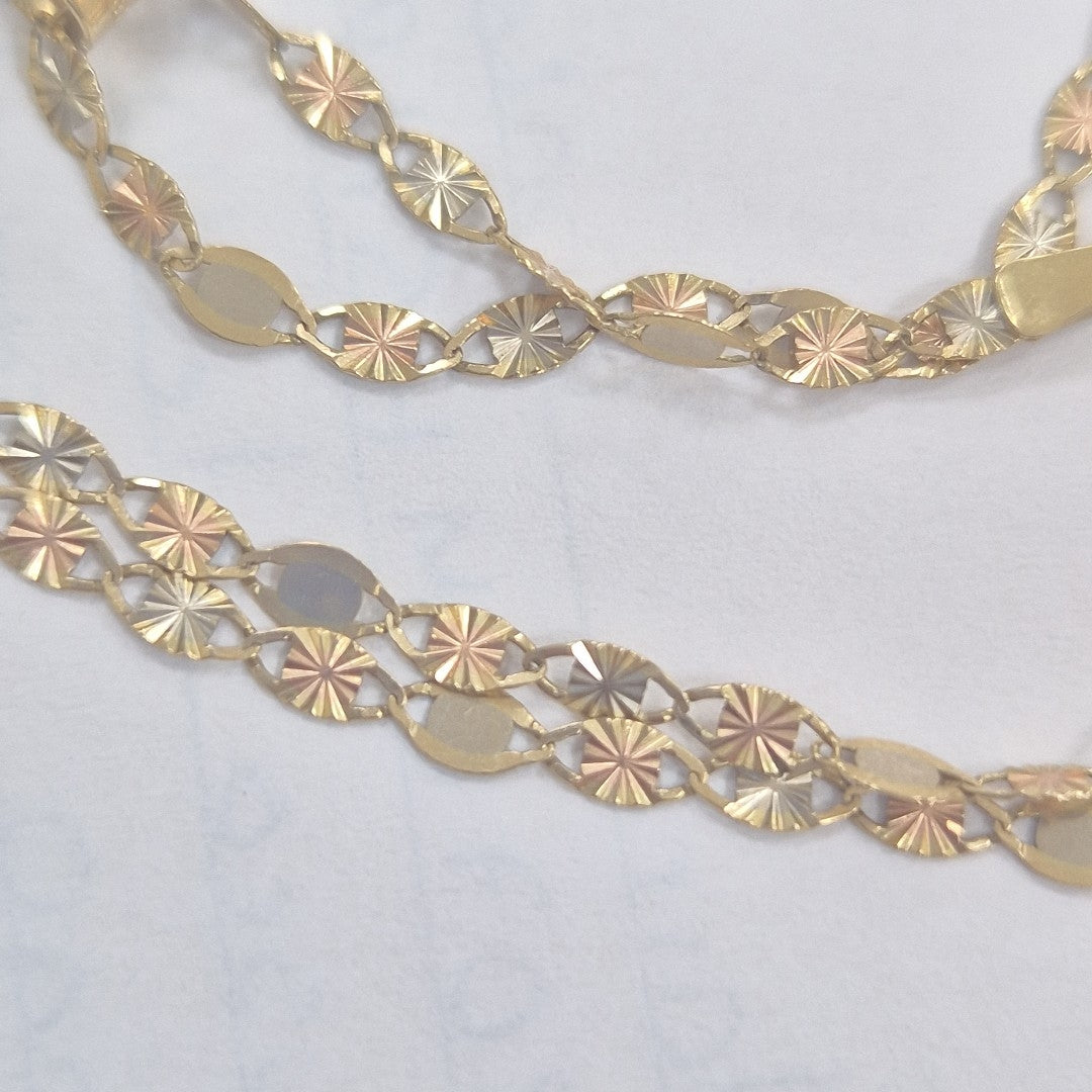 CADENA, DIJE ORO 14 K 3.5 GRMS (SEMINUEVO)