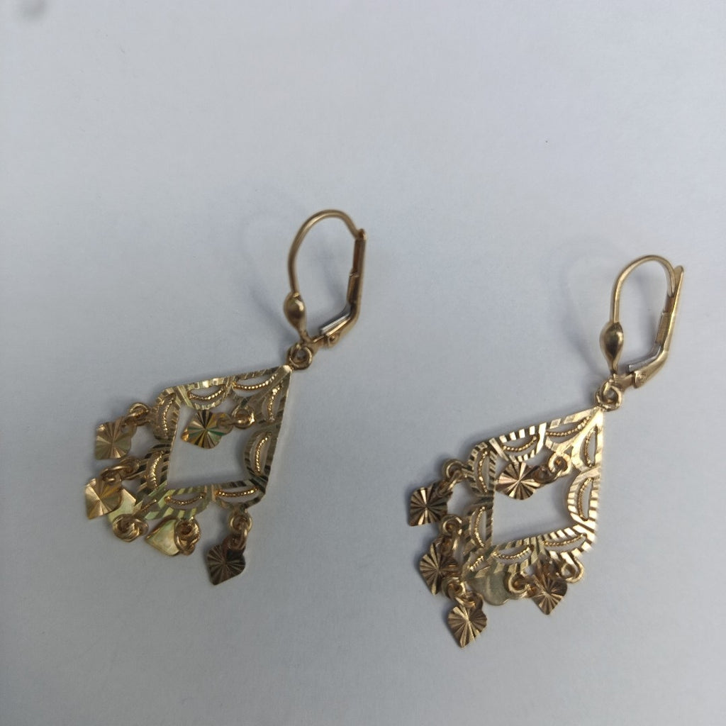ARETES PAR ORO 14 K 4.2 GRMS (SEMINUEVO)