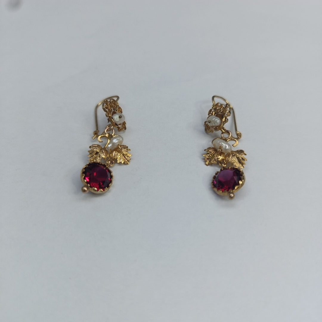 ARETES PAR ORO 10 K 4.1 GRMS (SEMINUEVO)