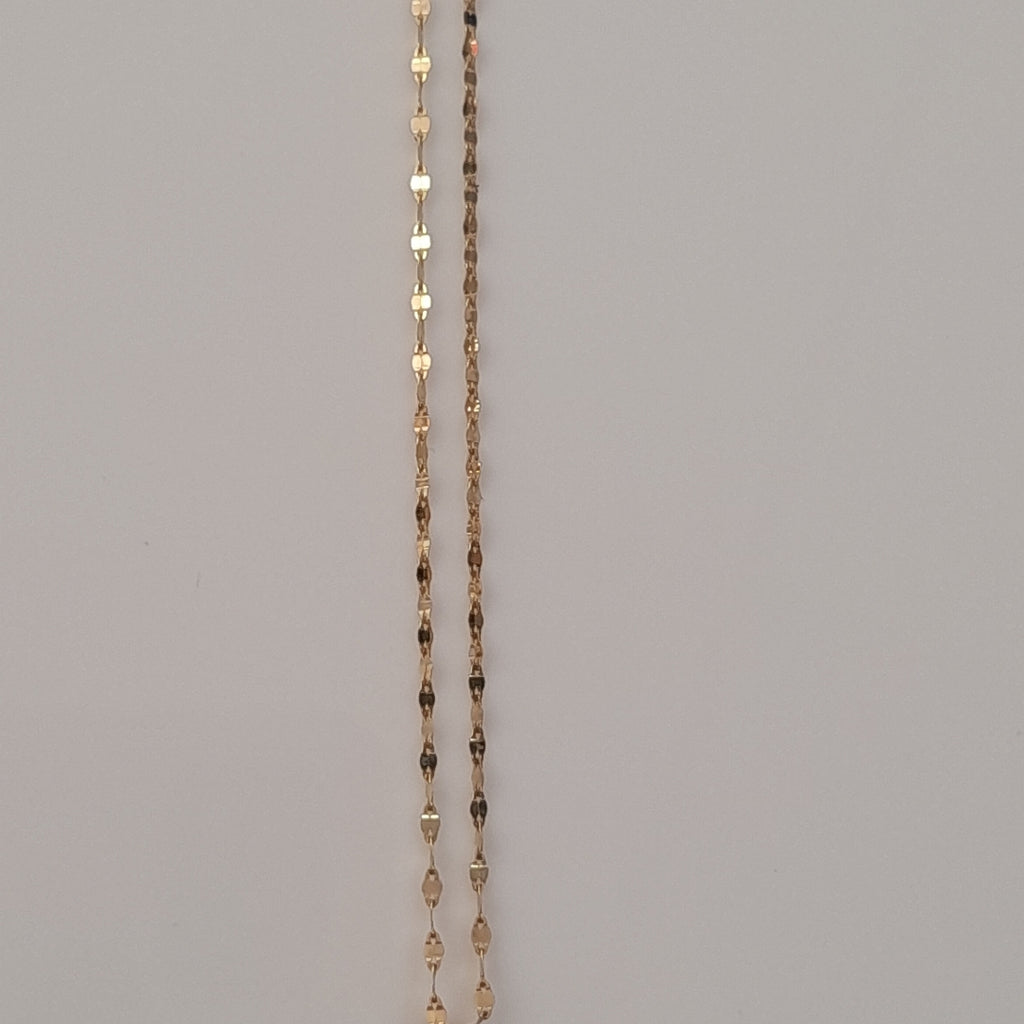 CADENA, MEDALLA RELIGIOSA ORO 10 K 1.4 GRMS (SEMINUEVO)