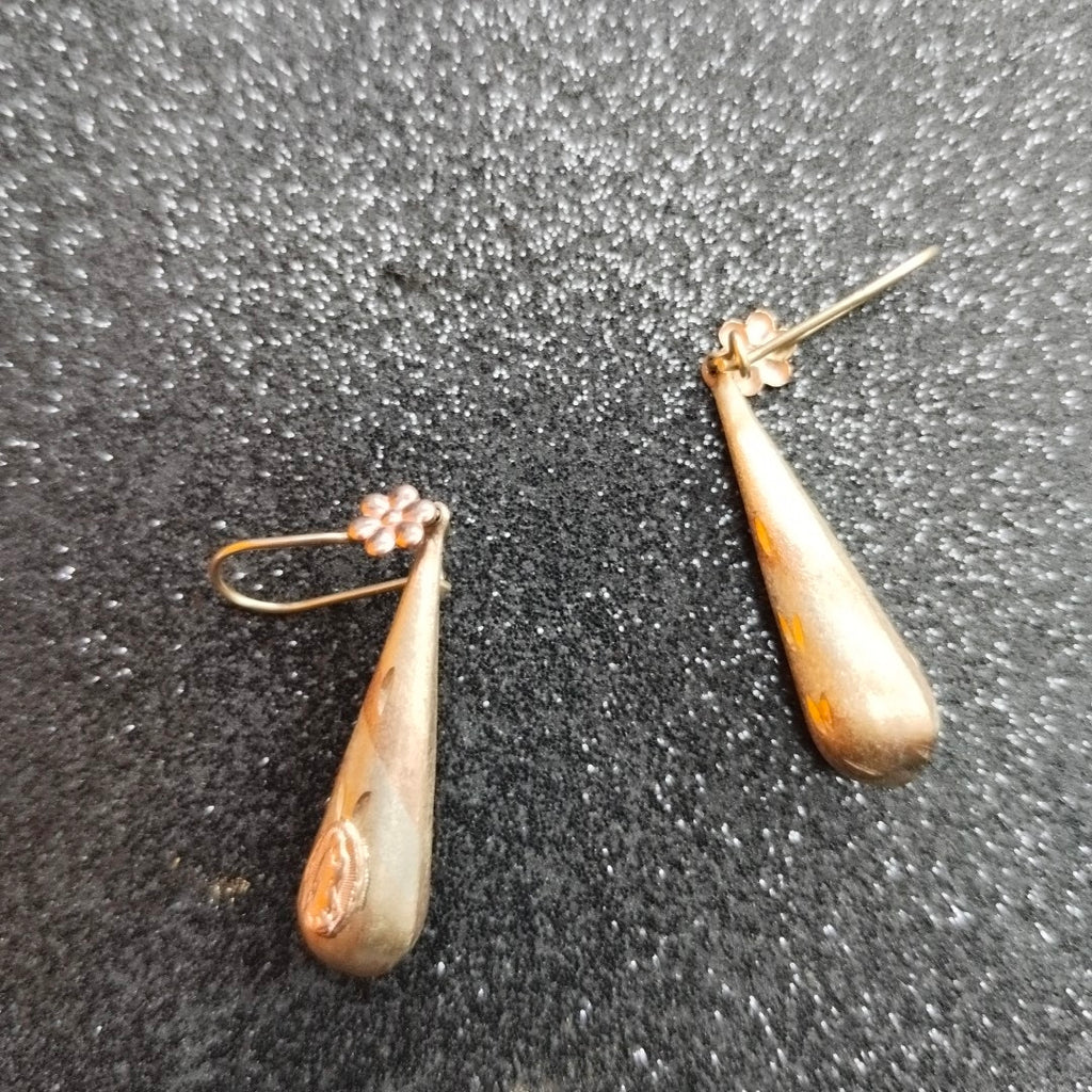 ARETES PAR ORO 10 K 3.3 GRMS (SEMINUEVO)