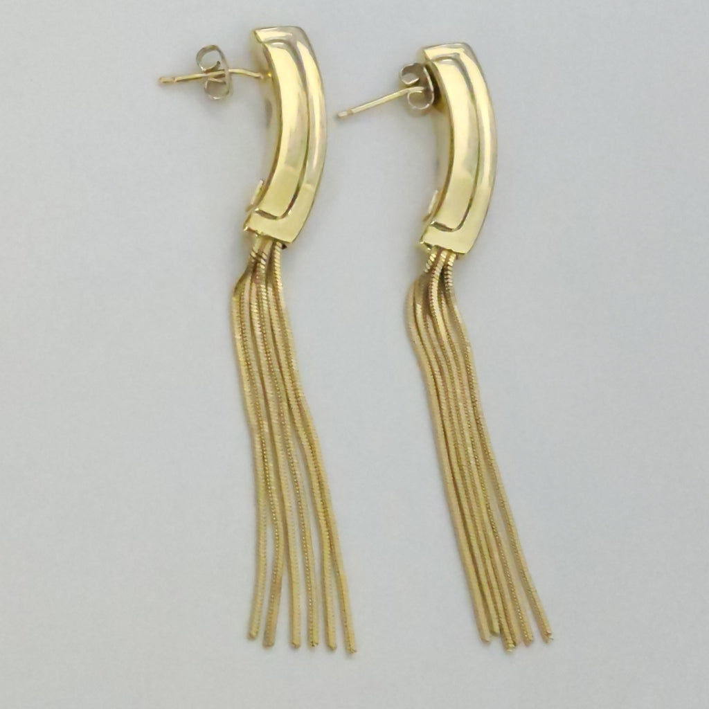 BROQUELES PAR ORO 14 K 7.7 GRMS (SEMINUEVO)