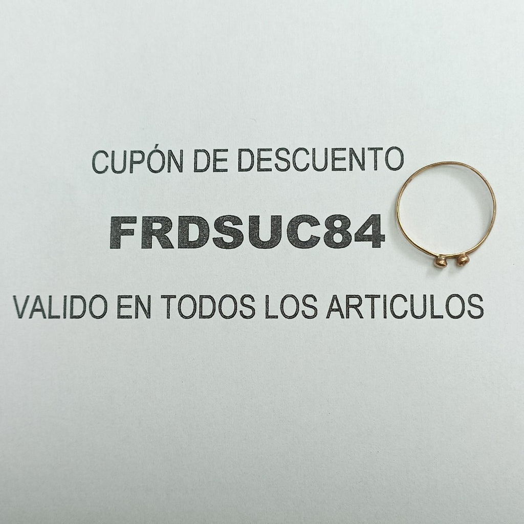 ANILLO ORO 8 K 0.6 GRMS (SEMINUEVO)
