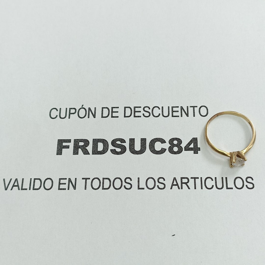 SOLITARIO ORO 10 K 1.2 GRMS (SEMINUEVO)