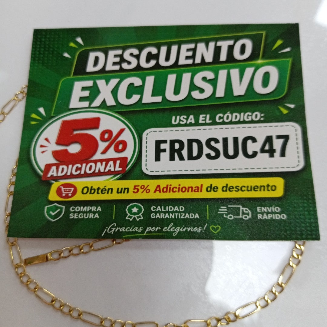 CADENA ORO 8 K 4.5 GRMS (SEMINUEVO)