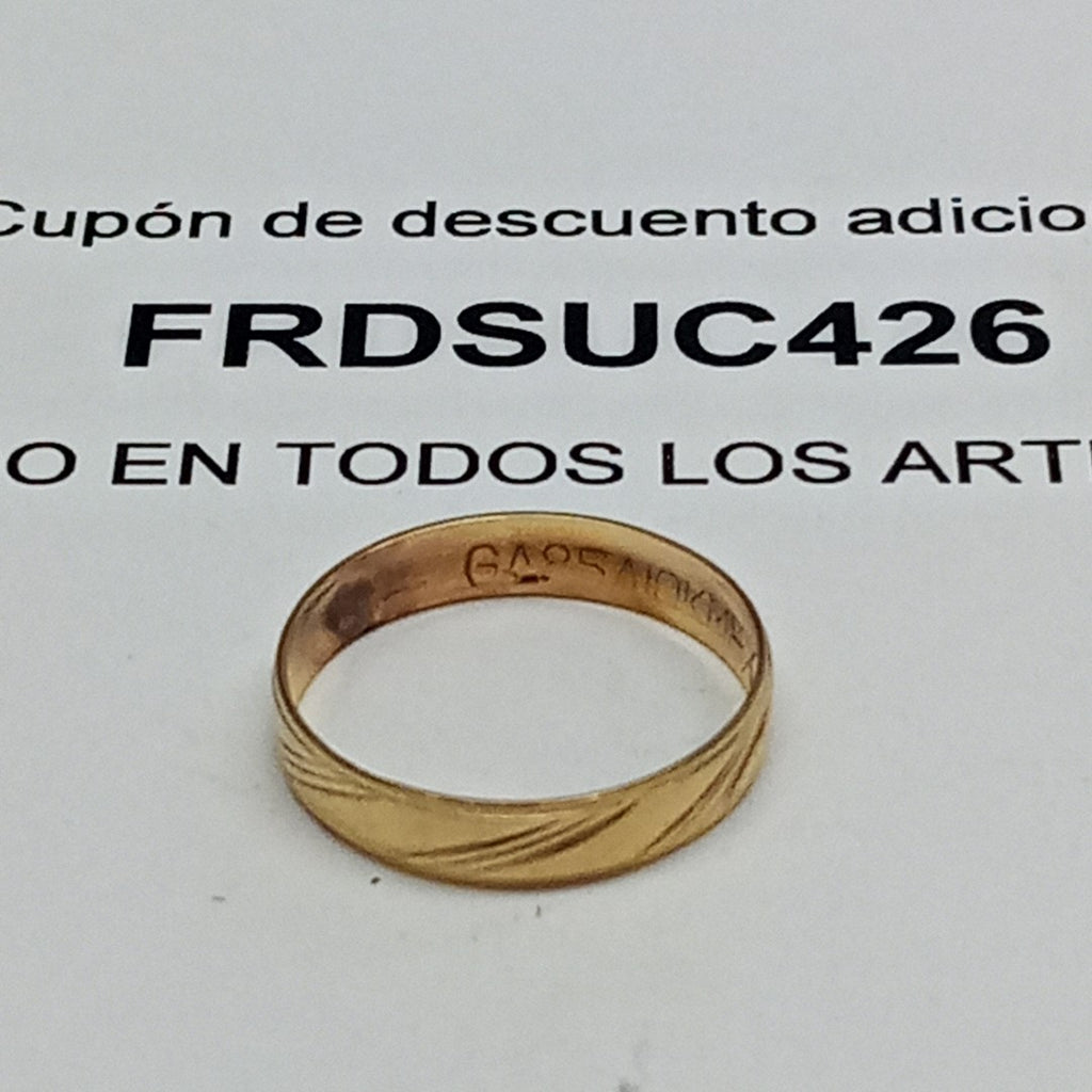 ANILLO ORO 10 K 1 GRMS (SEMINUEVO)