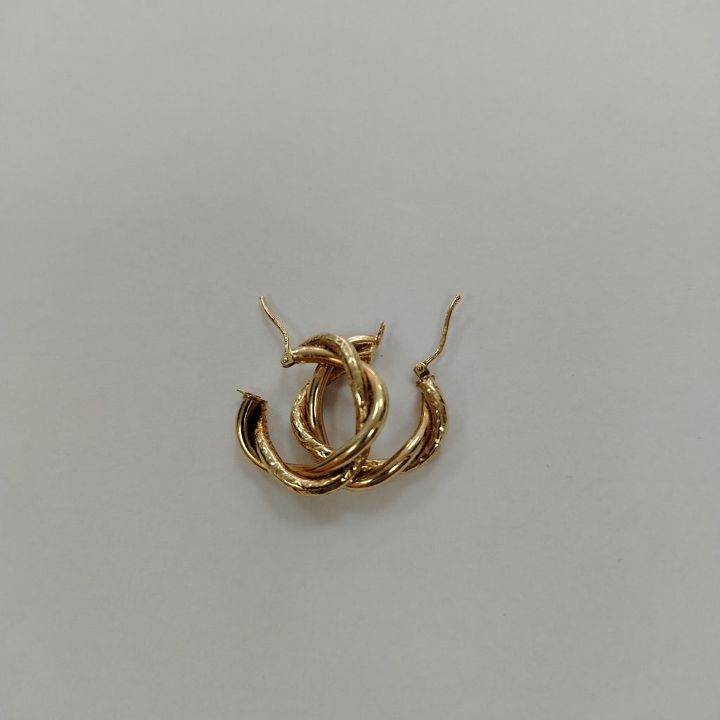ARRACADAS PAR ORO 14 K 1.8 GRMS (SEMINUEVO)