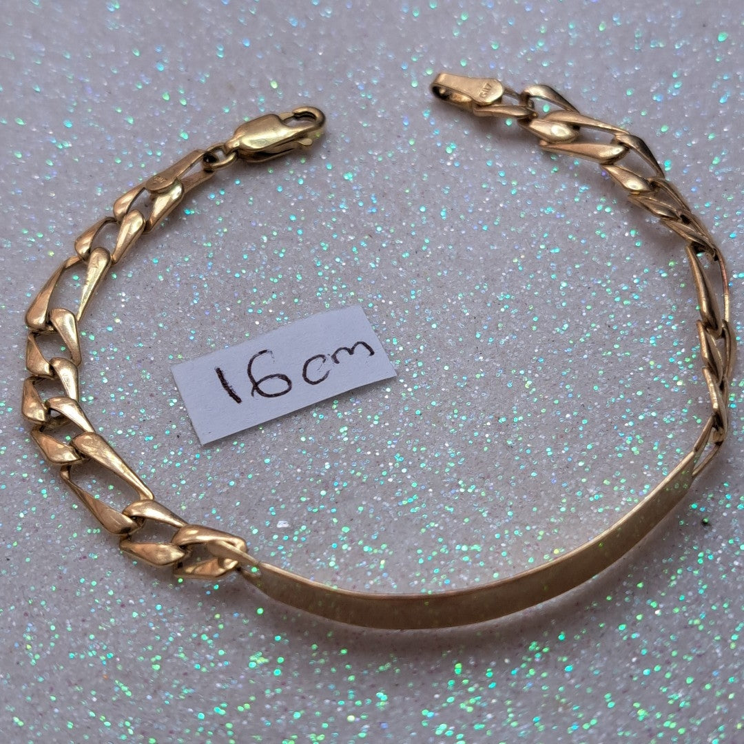 ESCLAVA ORO 10 K 3.9 GRMS (SEMINUEVO)