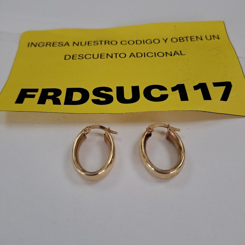 ARRACADAS PAR ORO 14 K 3.1 GRMS (SEMINUEVO)