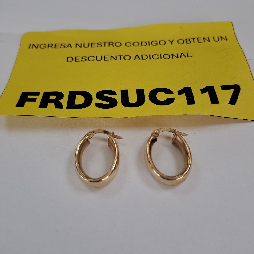 ARRACADAS PAR ORO 14 K 3.1 GRMS (SEMINUEVO)
