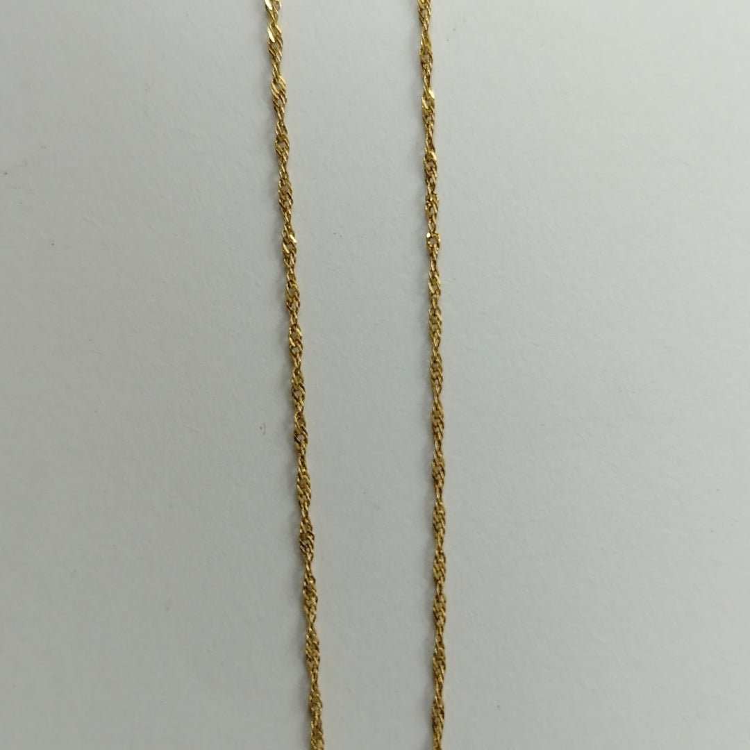 GARGANTILLA ORO 10 K 0.9 GRMS (SEMINUEVO)