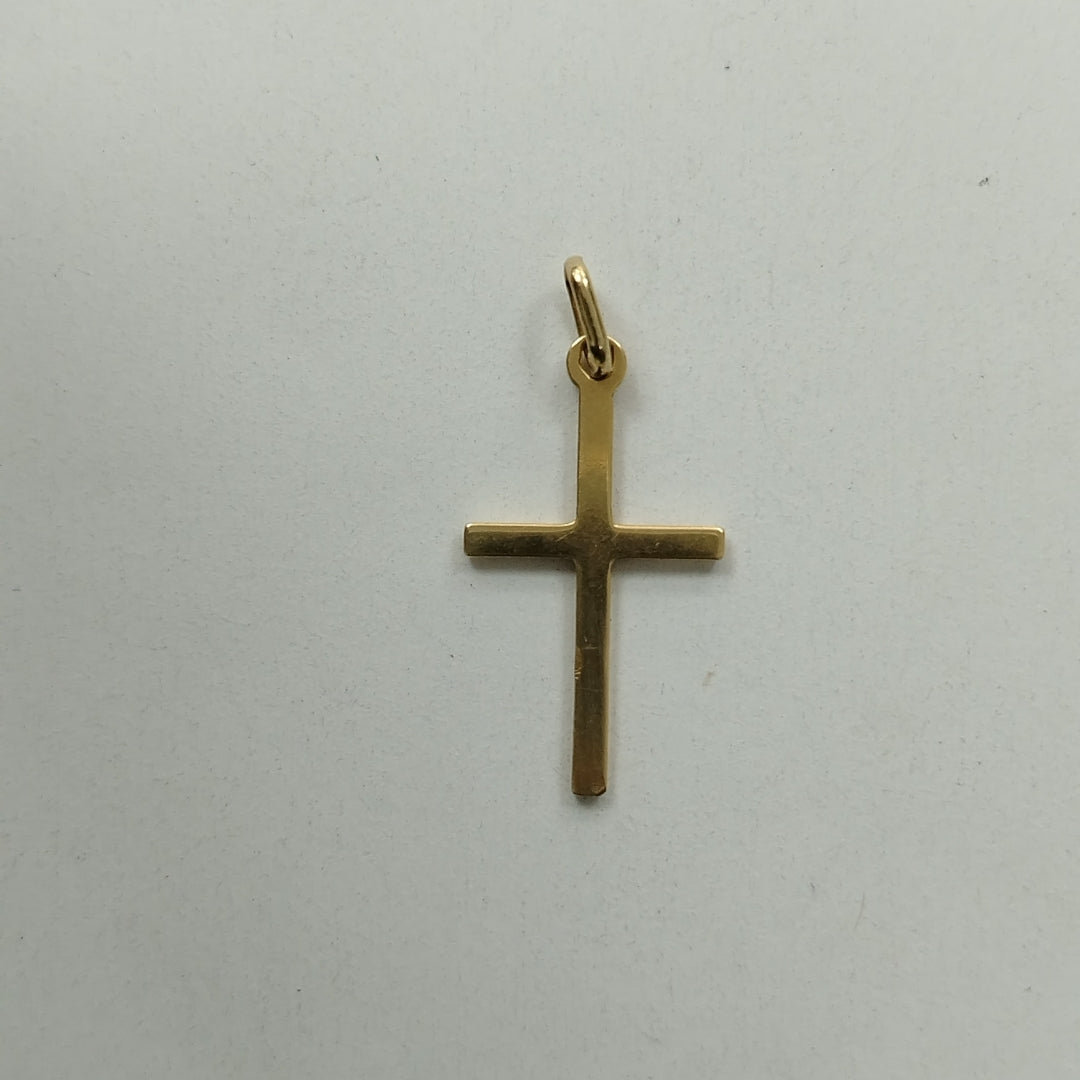 CRUZ, DIJE ORO 14 K 0.8 GRMS (SEMINUEVO)
