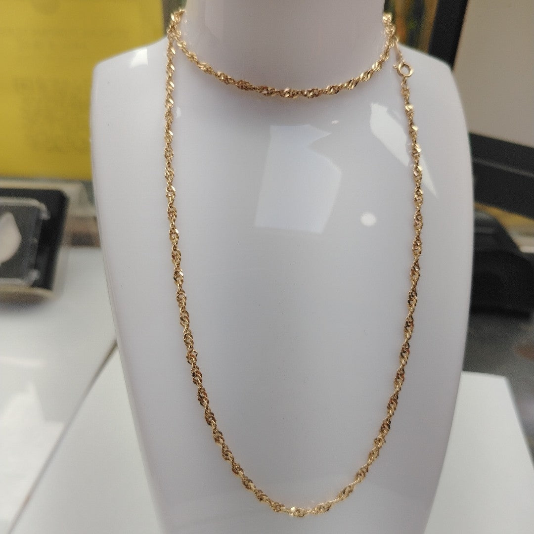 CADENA ORO 14 K 9,40 GRMS (SEMINUEVO)