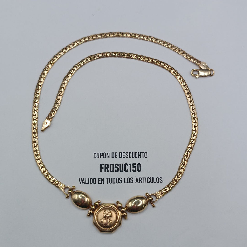 GARGANTILLA ORO 14 K 11 GRMS (SEMINUEVO)