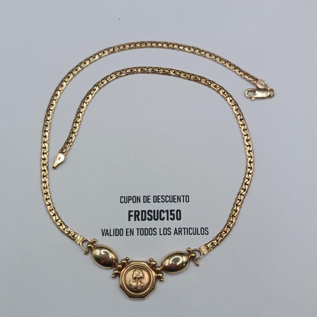 GARGANTILLA ORO 14 K 11 GRMS (SEMINUEVO)