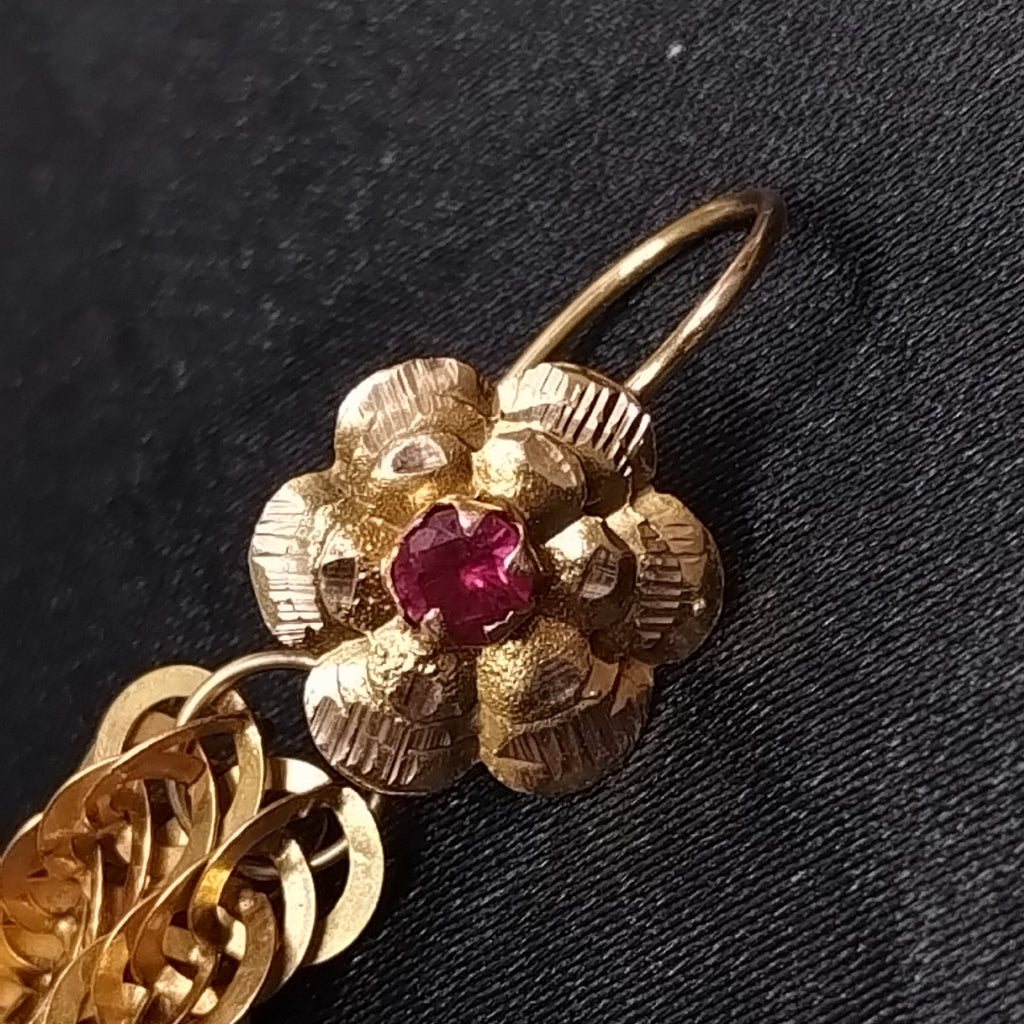 ARETES PAR ORO 8 K 6.8 GRMS (SEMINUEVO)