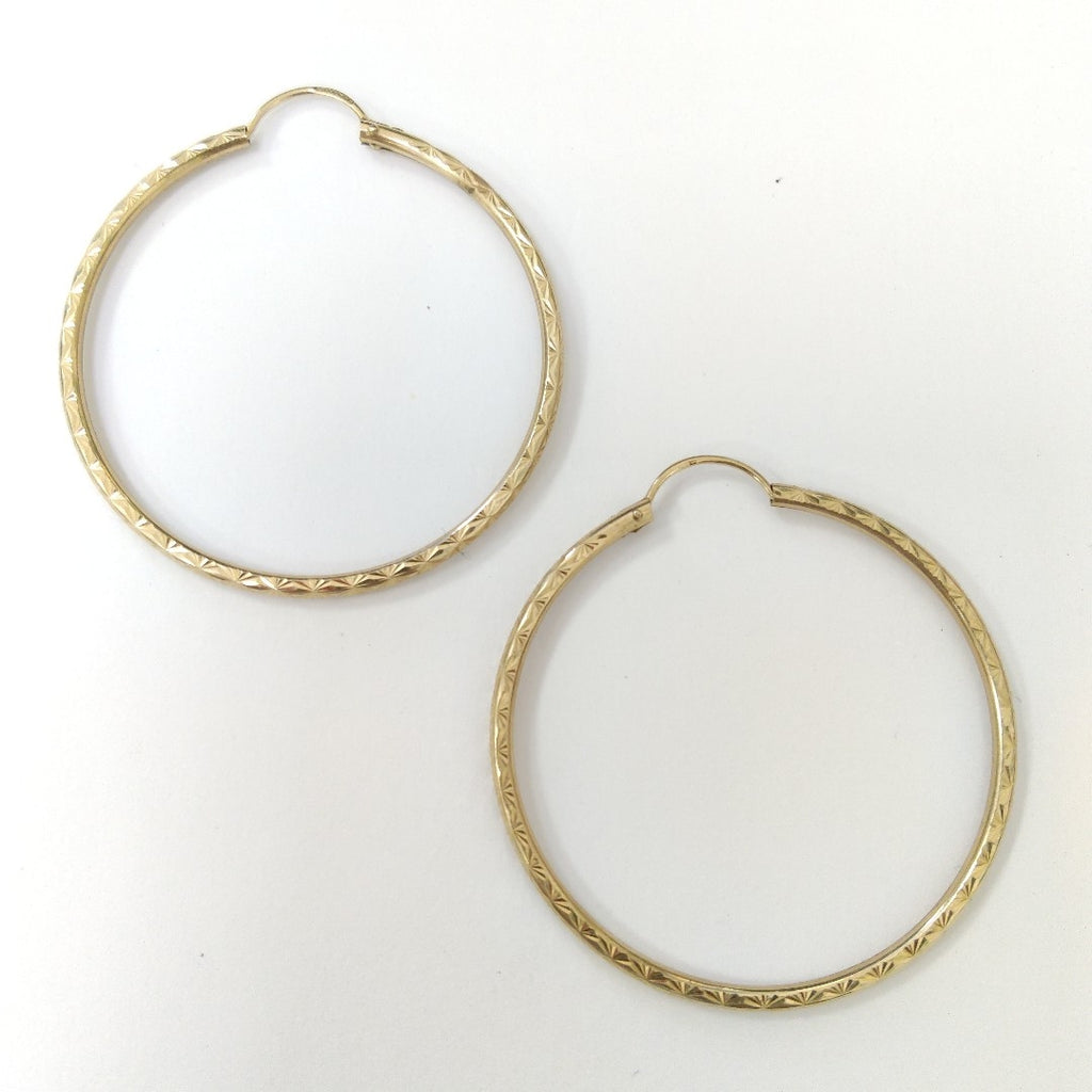 ARRACADAS PAR ORO 10 K 3.4 GRMS (SEMINUEVO)