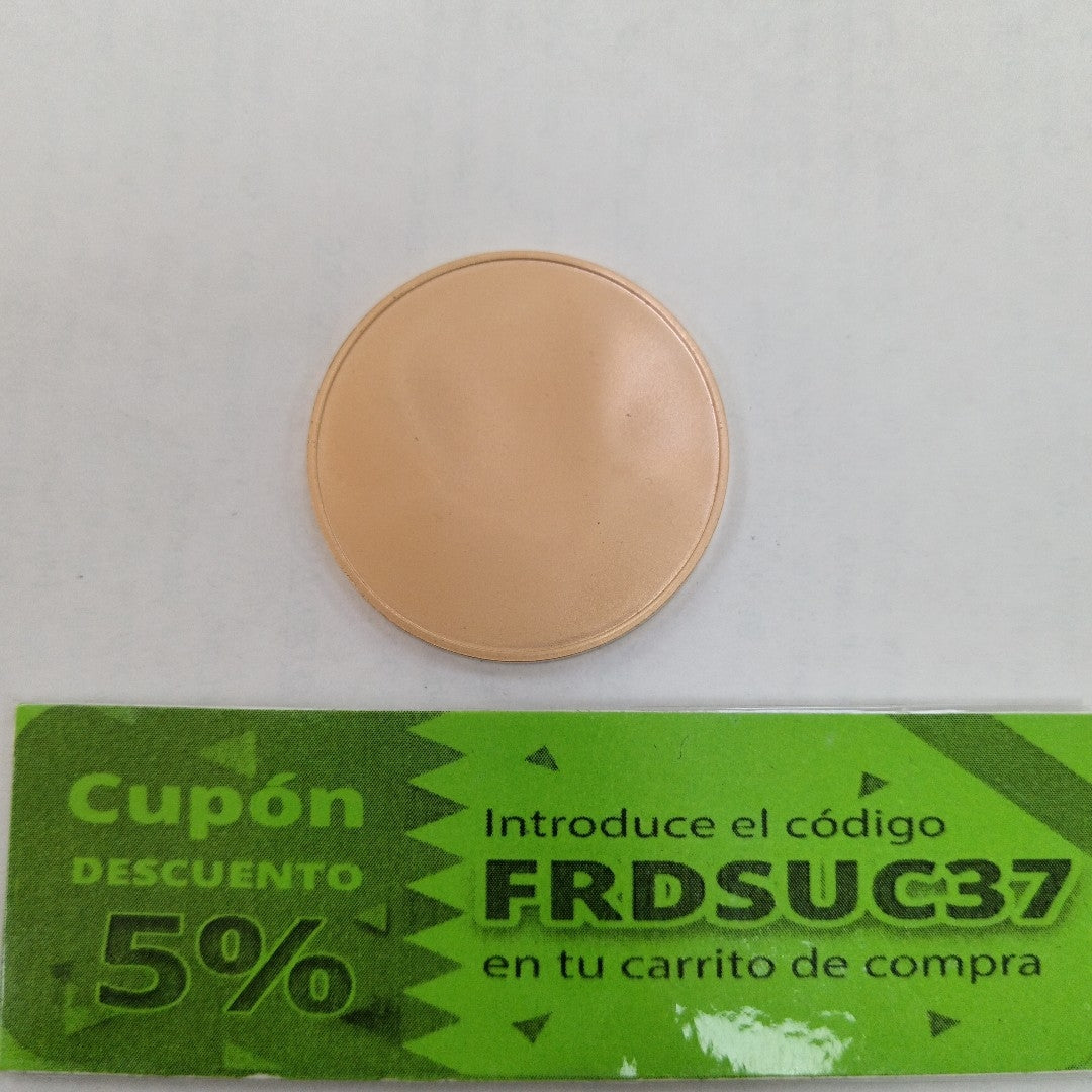 MEDALLA CONMEMORATIVA ORO 21 K 41.8 GRMS (SEMINUEVO)