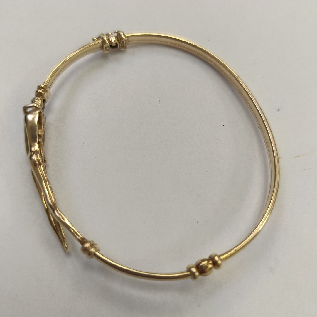 PULSERA RIGIDA ORO 14 K 9 GRMS (SEMINUEVO)