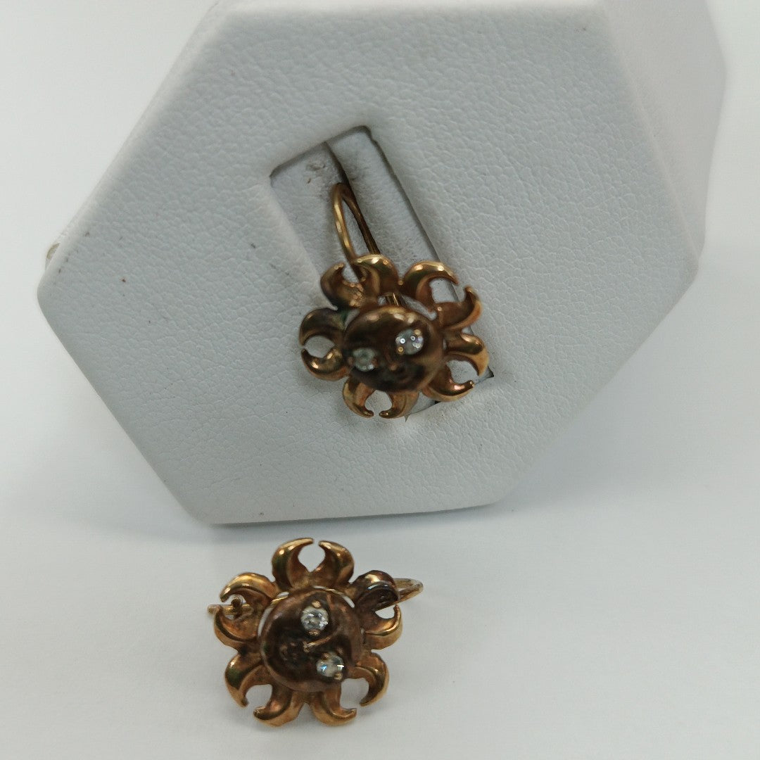 ARETES PAR ORO 10 K 2,40 GRMS (SEMINUEVO)