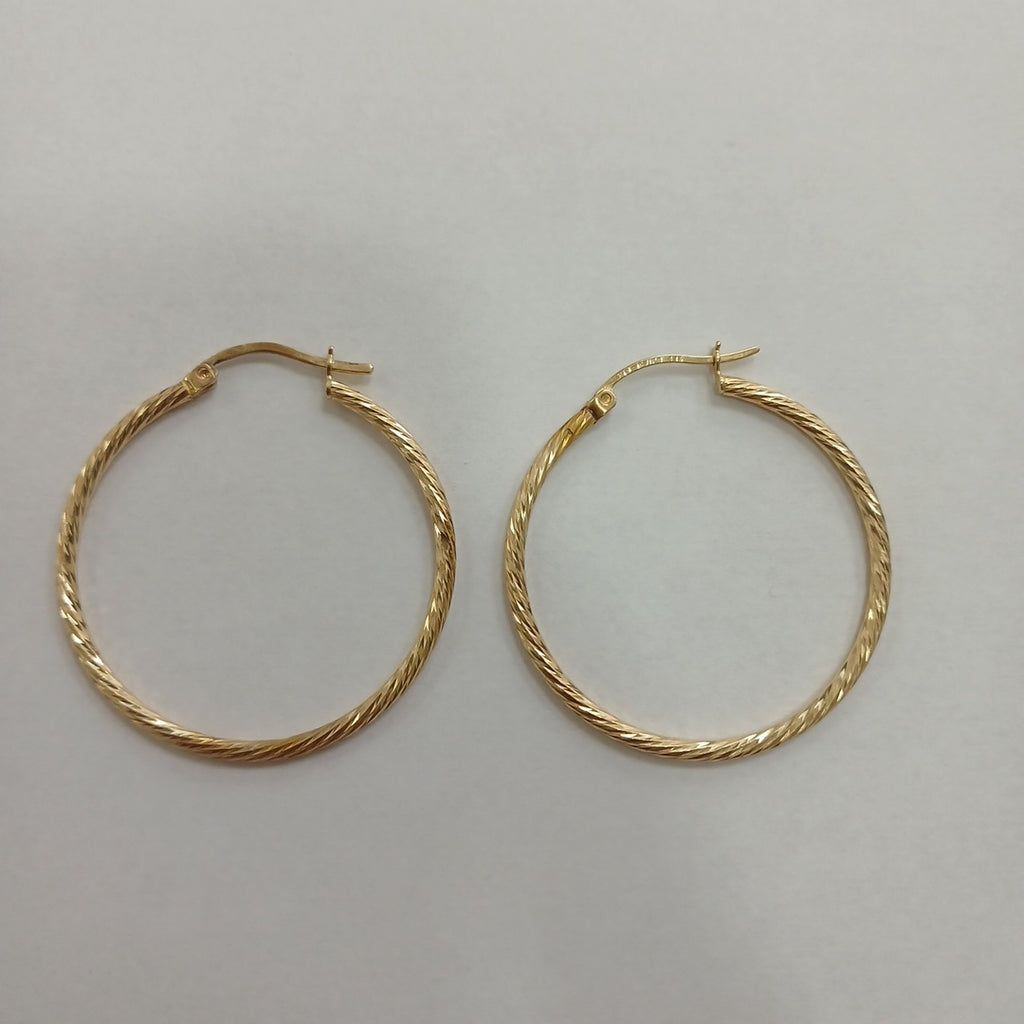 ARRACADAS PAR ORO 14 K 3.7 GRMS (SEMINUEVO)
