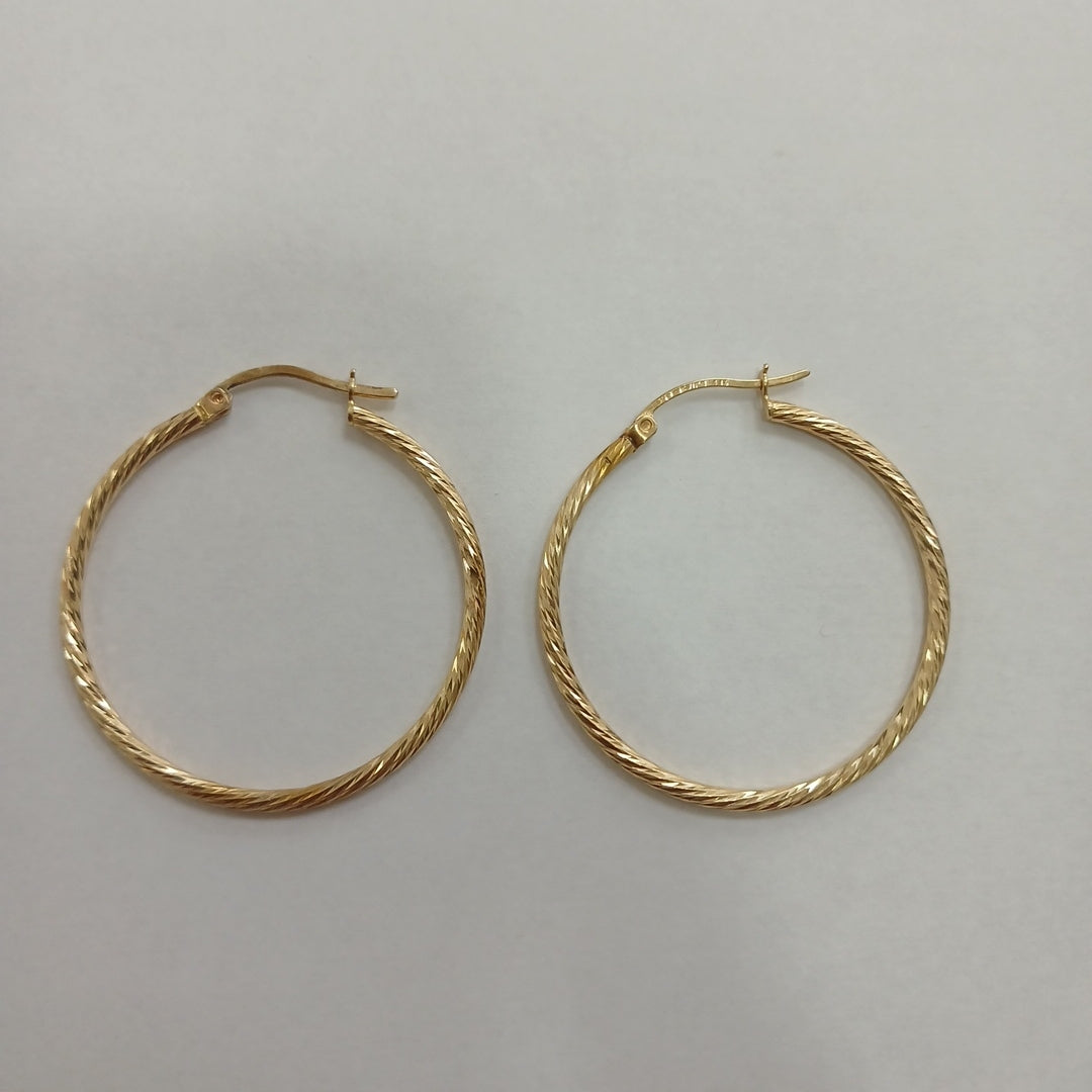 ARRACADAS PAR ORO 14 K 3.7 GRMS (SEMINUEVO)
