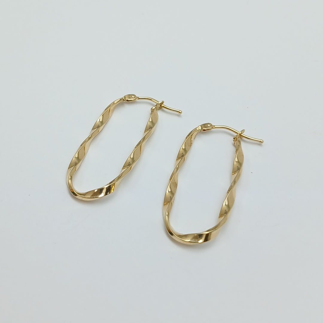 ARRACADAS PAR ORO 14 K 1,20 GRMS (SEMINUEVO)
