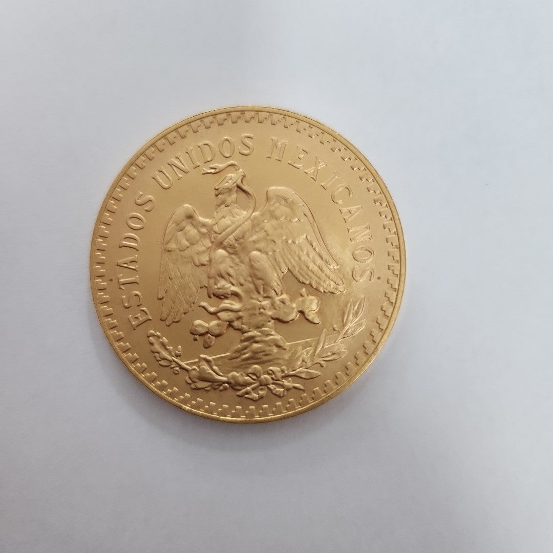 K1 41,60 GRMS 21 K IDENTIFICACIÓN MONEDA NOMINATIVA MONEDAS PESOS 50 PESOS (SEMINUEVO)