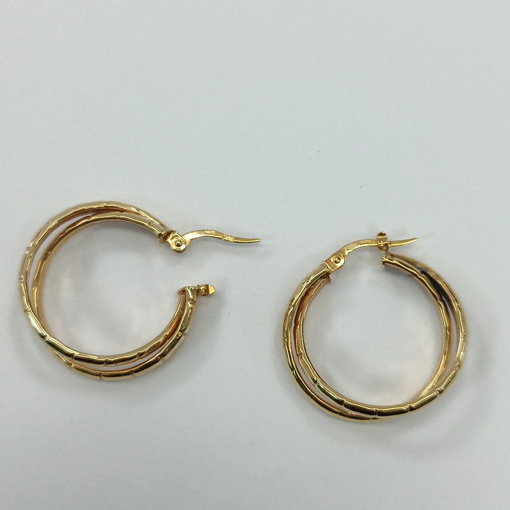 ARRACADAS PAR ORO 14 K 2,60 GRMS (SEMINUEVO)
