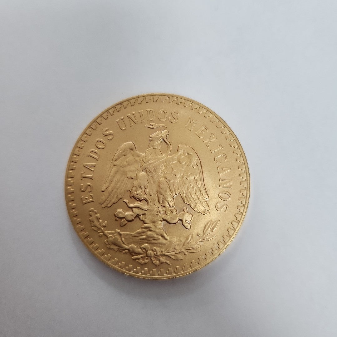 K1 41,60 GRMS 21 K IDENTIFICACIÓN MONEDA NOMINATIVA MONEDAS PESOS 50 PESOS (SEMINUEVO)