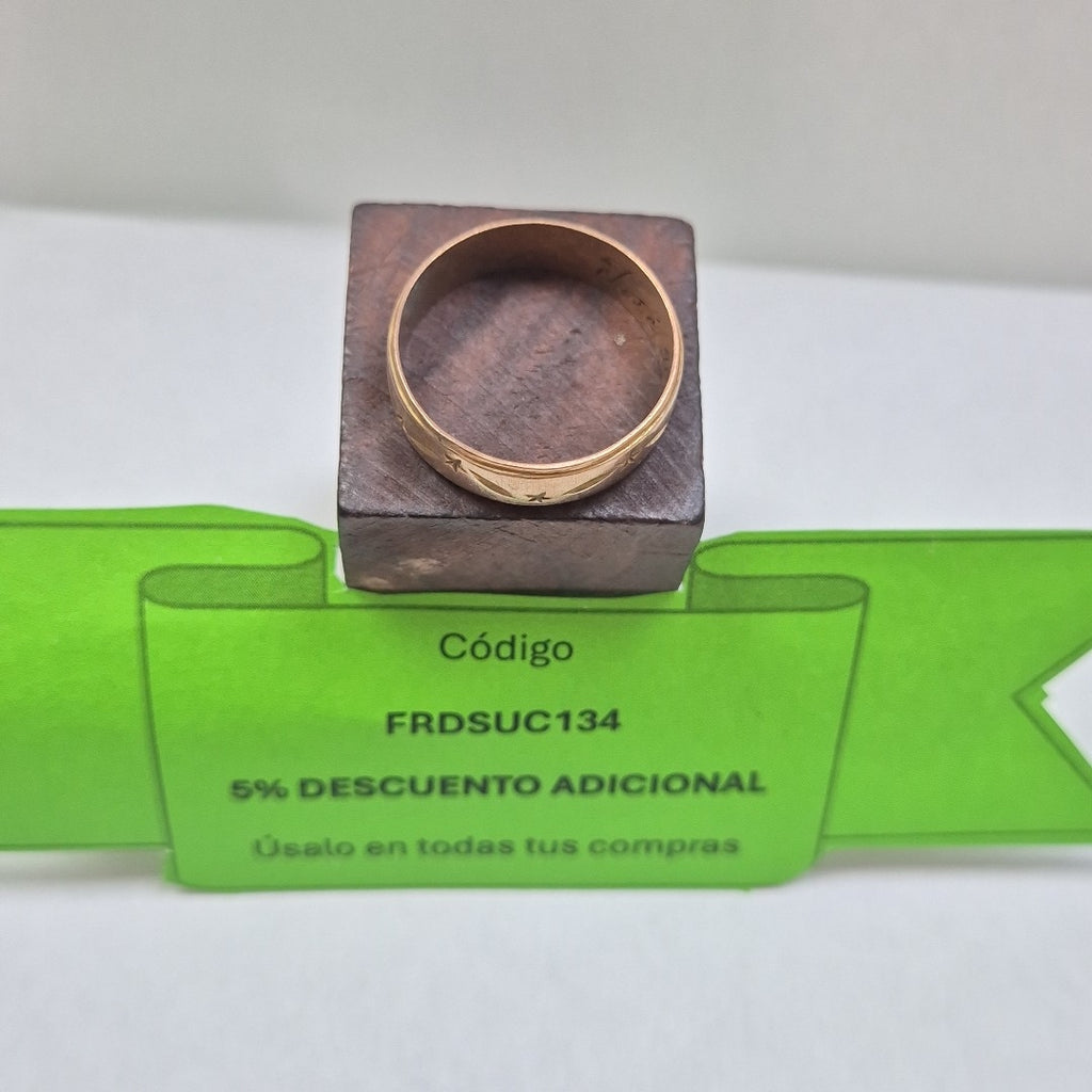 ANILLO ORO 8 K 5.2 GRMS (SEMINUEVO)