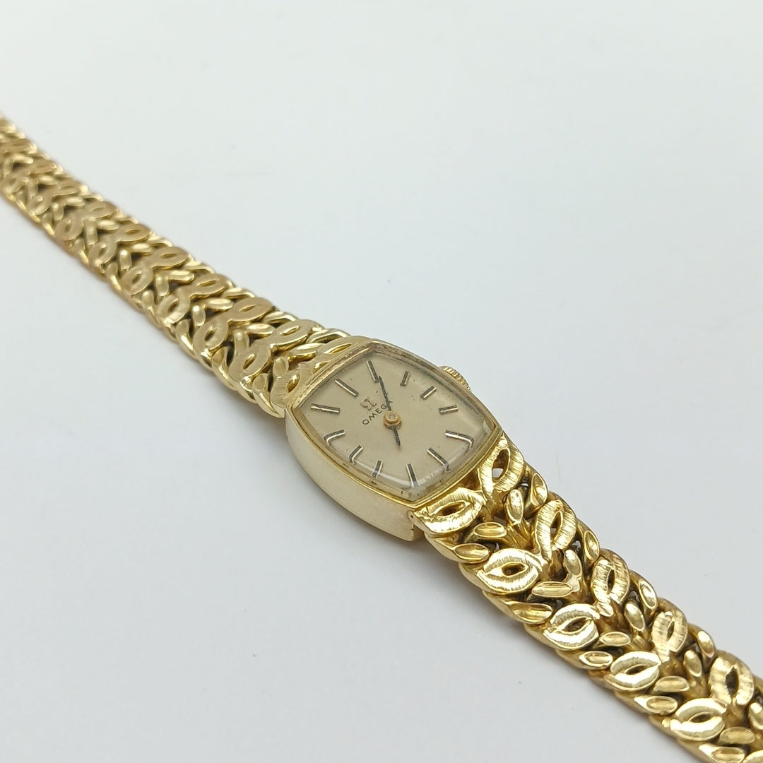 RELOJ CAJA ACERO PULSO ORO ORO 14 K 32.6 GRMS (SEMINUEVO)