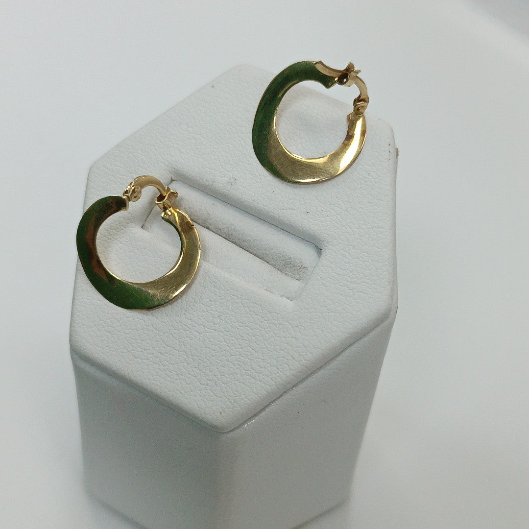 ARRACADAS PAR ORO 14 K 1,50 GRMS (SEMINUEVO)