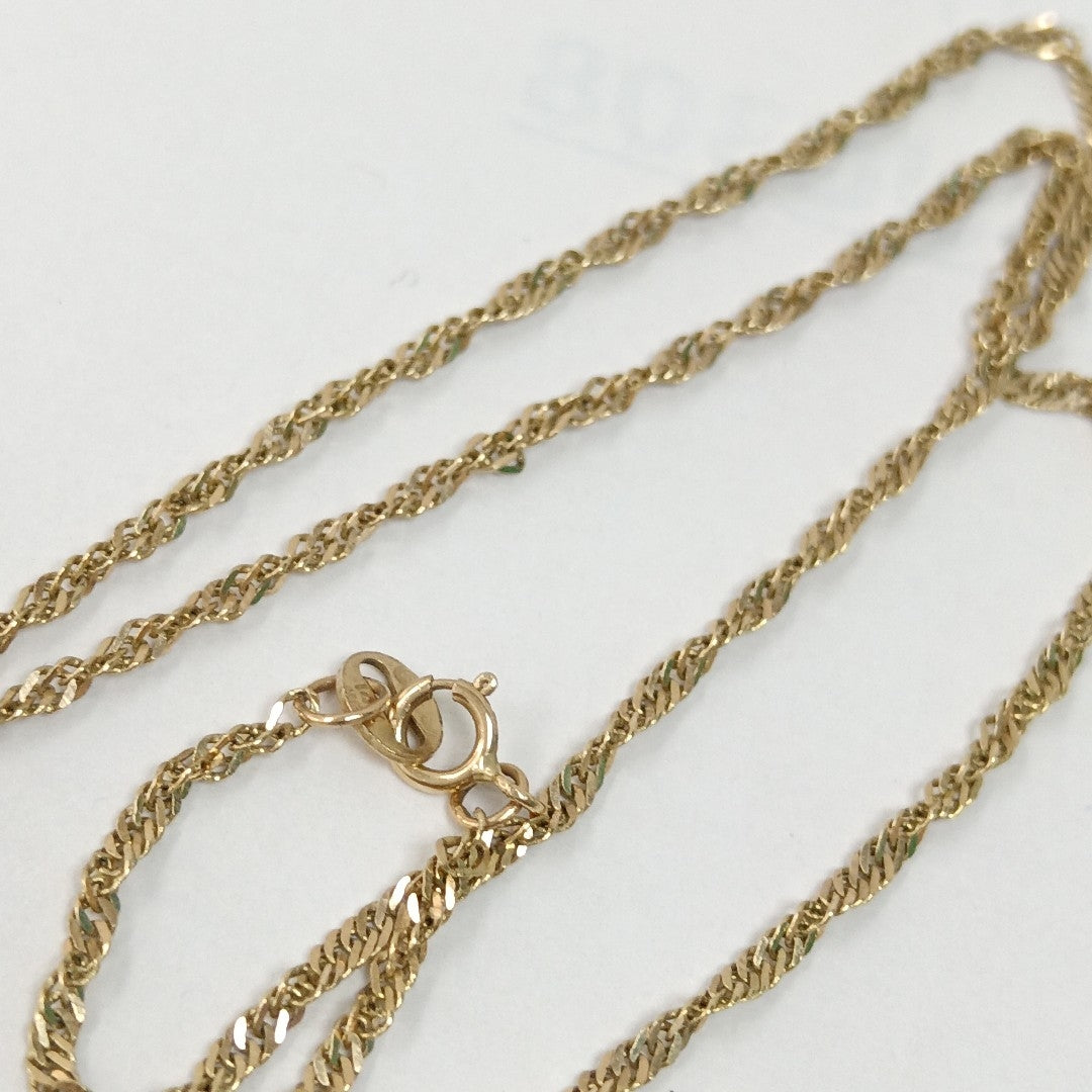 CADENA ORO 14 K 2,10 GRMS (SEMINUEVO)