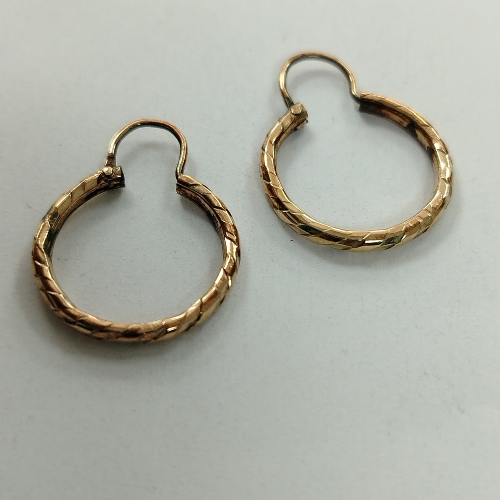 ARRACADAS PAR ORO 10 K 1.9 GRMS (SEMINUEVO)