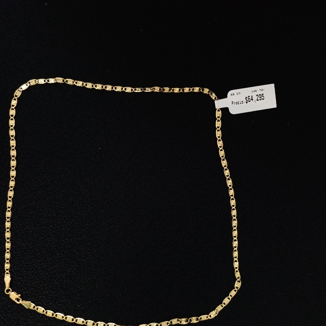 CADENAS GUCHI ORO 14K 55 CM 7 GR (NUEVO)