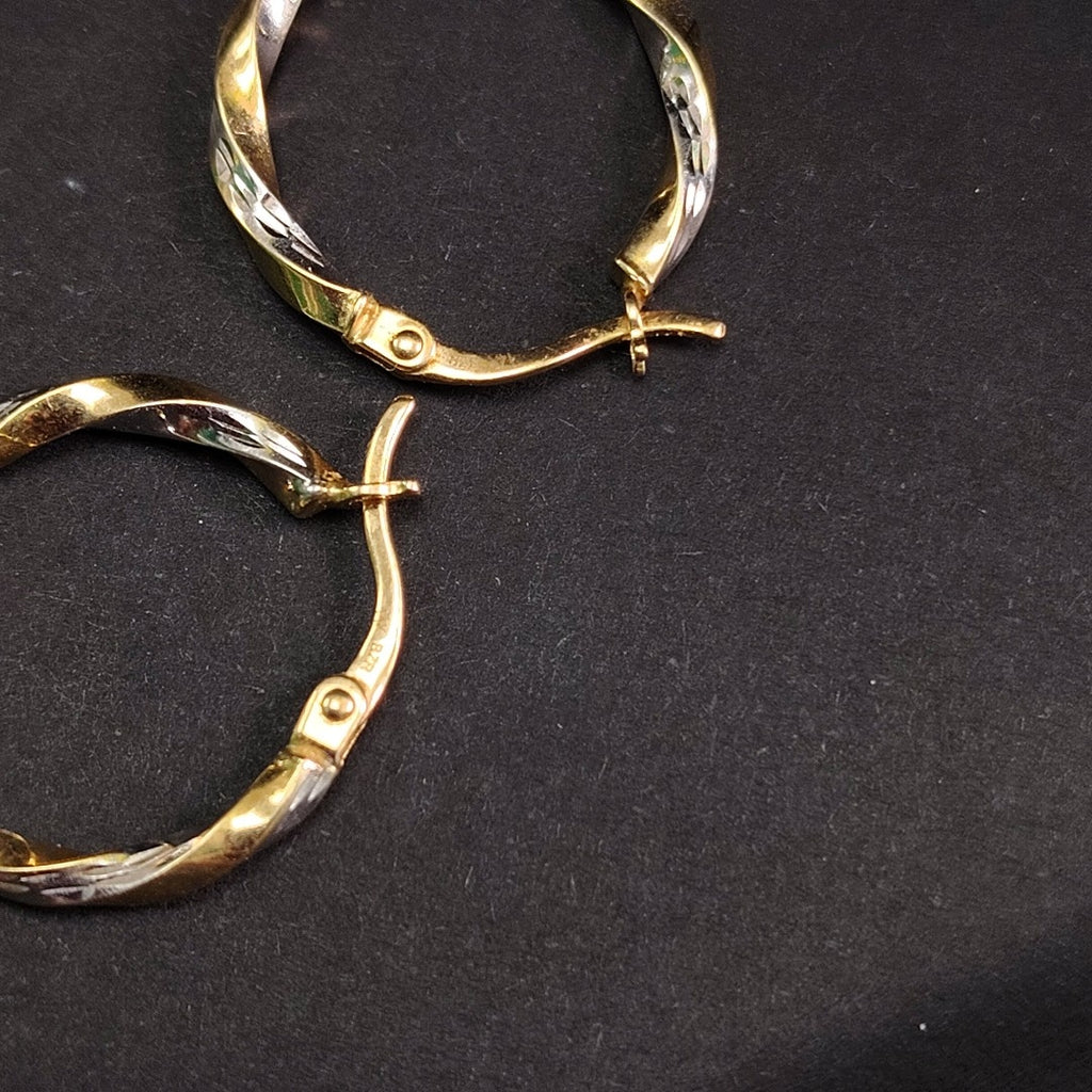 ARRACADAS PAR ORO 14 K 1.2 GRMS (SEMINUEVO)