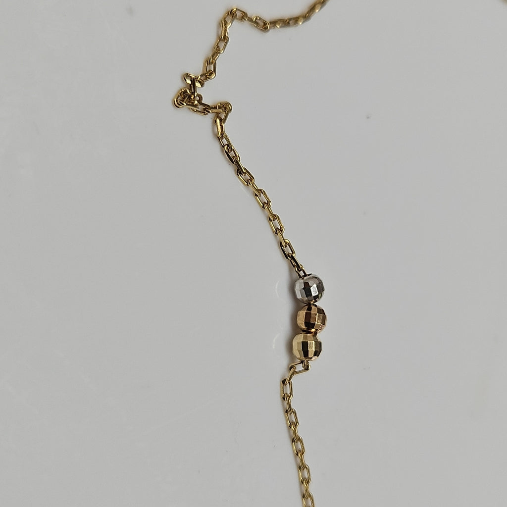 GARGANTILLA ORO COMBINADO 14 K 3,70 GRMS (SEMINUEVO)