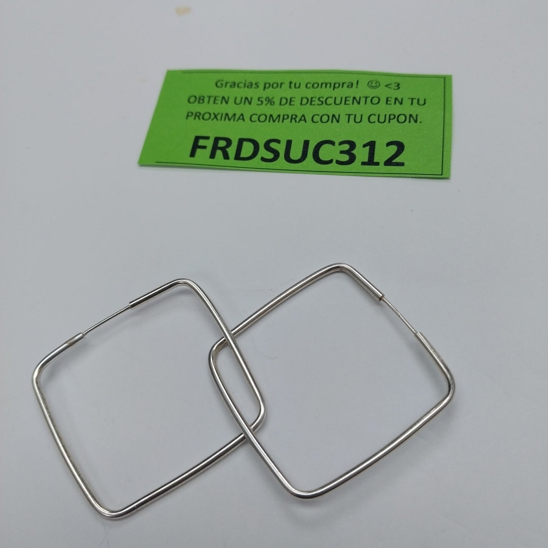 ARRACADAS PAR PLATA 3.9 GRMS (SEMINUEVO)