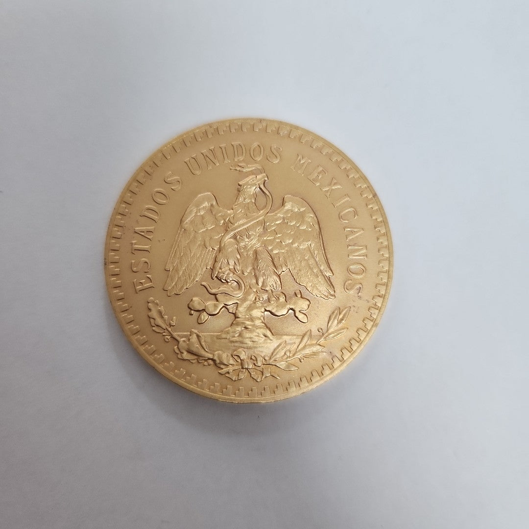 K1 41,60 GRMS 21 K IDENTIFICACIÓN MONEDA NOMINATIVA MONEDAS PESOS 50 PESOS (SEMINUEVO)