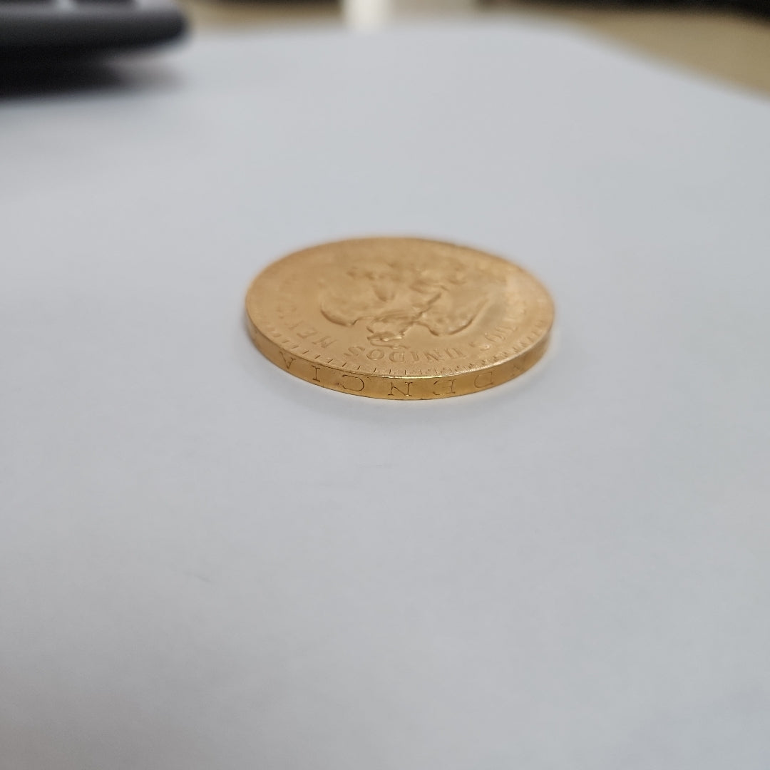 K1 41,60 GRMS 21 K IDENTIFICACIÓN MONEDA NOMINATIVA MATERIALES ORO CANTID (SEMINUEVO)