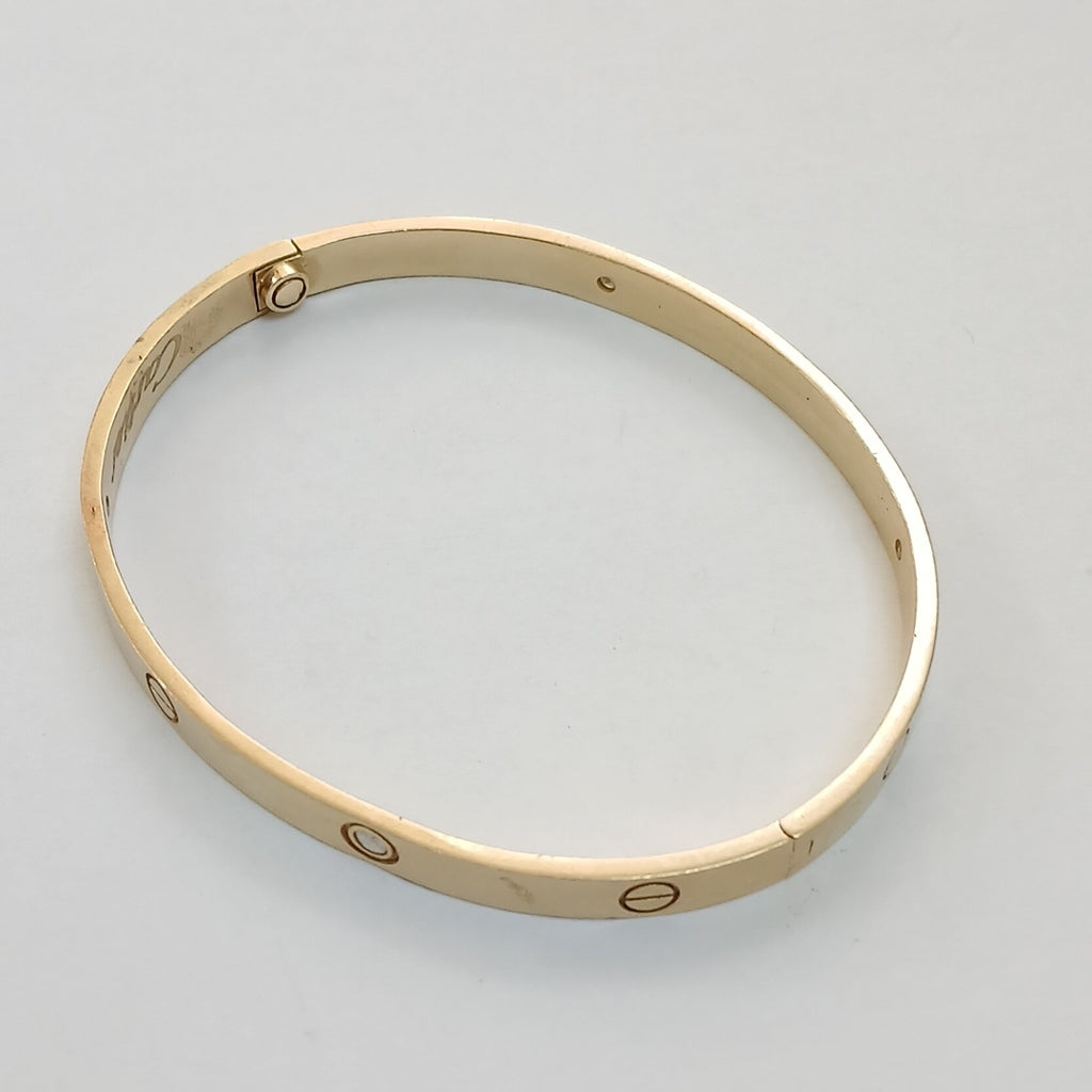 PULSERA RIGIDA ORO 10 K 26.2 GRMS (SEMINUEVO)
