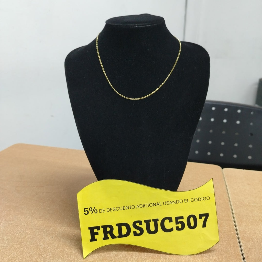 CADENA ORO 14 K 1,70 GRMS (SEMINUEVO)