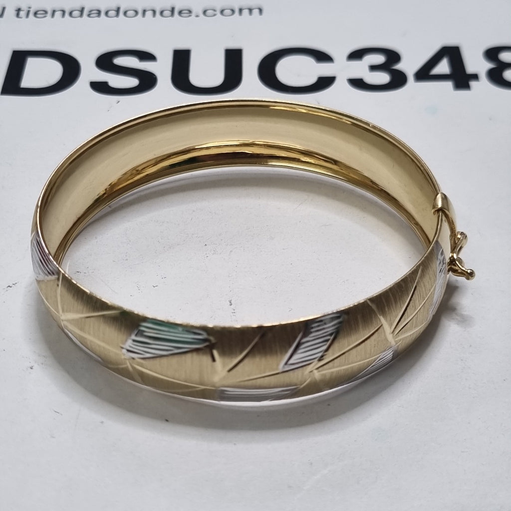 PULSERA RIGIDA ORO 14 K 10.1 GRMS (SEMINUEVO)