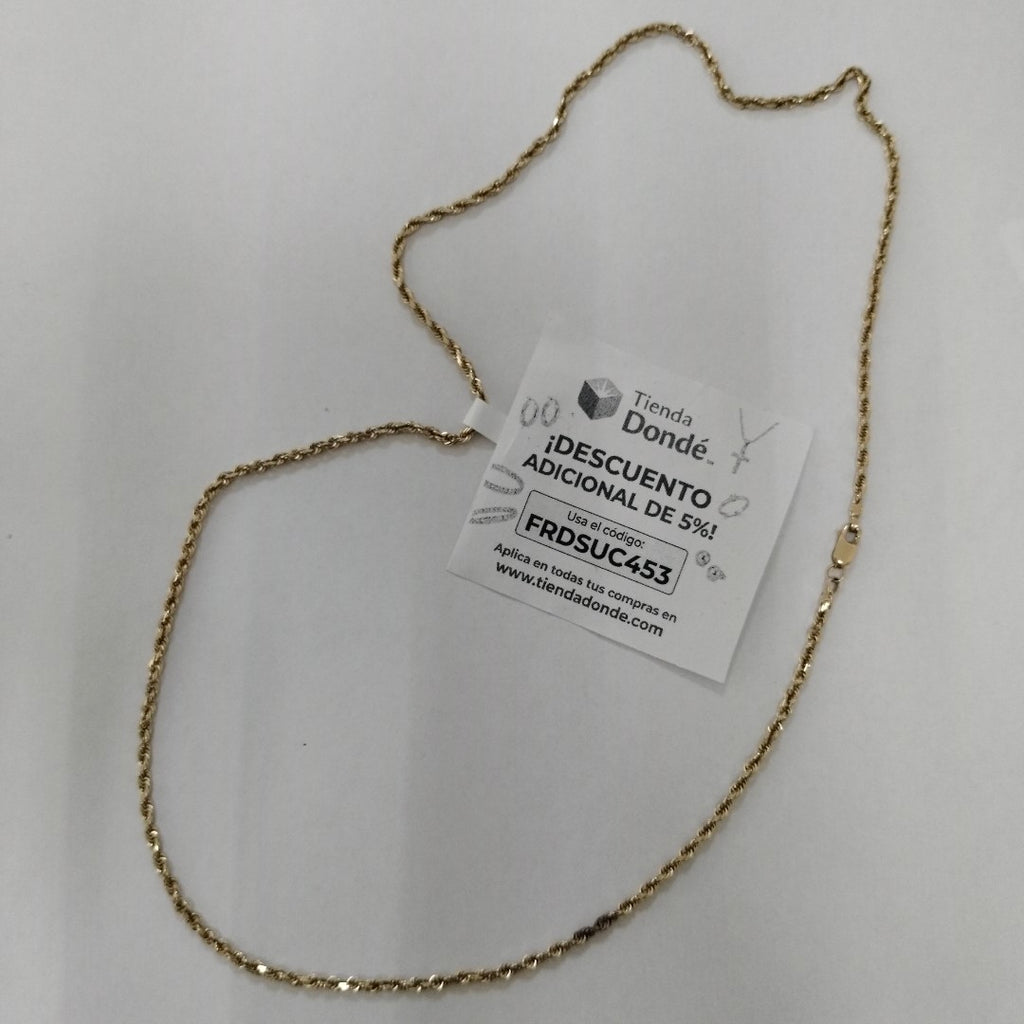 CADENA ORO 14 K 6,20 GRMS (SEMINUEVO)
