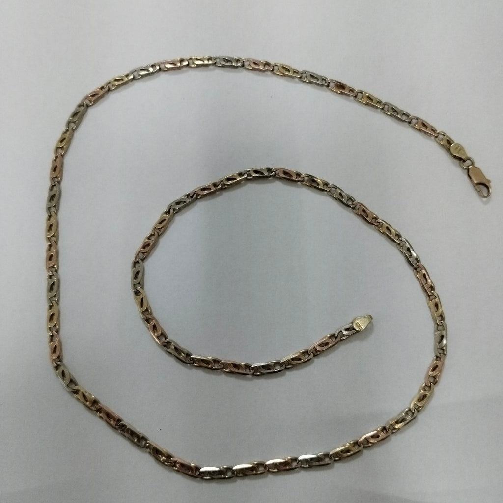 CADENA ORO COMBINADO 14 K 26.9 GRMS (SEMINUEVO)